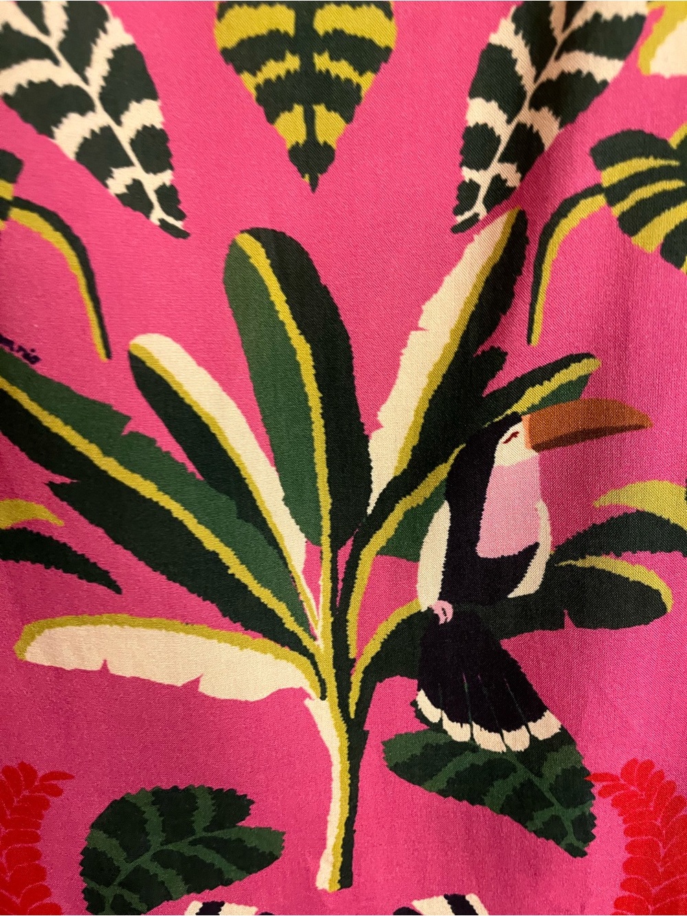 FARM Rio Pink Tropical Jungle Midi Skirt - Picture 10 of 15